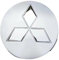 DFVBNH Auto Nabendeckel für Mitsubishi Space Star 2013-2019, Nabenkappen Radnabenabdeckung Felgenkappen Radnabenkappen Felgendeckel Radnabendeckel ABS Logo Ersetzen Zubehör 4 PCS,Silver-81mm