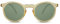 Cheapass Lunettes de soleil pour homme et femme - Monture ronde, ambiance rétro classique, protection UV ultime, Ca : 001 - Jaune, Medium