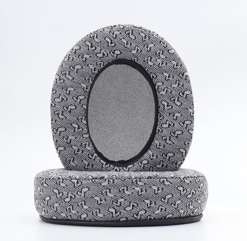 HM5 Ersatz-Ohrpolster, kompatibel mit Audio-Technica M40X M50 M50X MSR7/Hyperx Cloud Alpha/MDR 7506/SteelSeries Arctis Kopfhörer-Pad, Reparaturzubehör (Note Gray)