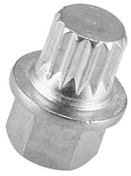 Motoforti 3/14PT Car Wheel Lock Lug Nut Anti Theft Wheel Lock Nut Screw Removal Key for VW for Audi Long-lasting