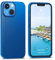 IceSword Compatible with iPhone Case 6.1 16 FT Blue Navy Royal (2024), Silicone Phone Case Cover Thin Slim Full Body tective Soft Premium Gel Anti Scratch[Shockof] 6.1 inch iP16 - Blue
