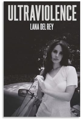 CHIMOSHEJI Lana Del Rey Ultraviolence Vintage-Poster, Wandkunst, dekoratives Gemälde, Schlafzimmer, Gemälde, Poster, 30 x 45 cm, ungerahmter Stil