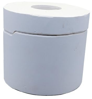 Amagogo Tazza da tè in gesso, tazza da tè in ceramica, decorazione fai da te, creativa, in argilla, gesso, cemento, per feste in camera da letto, Style a
