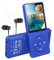 AGPTEK Lettore MP3 Classico 64GB, Riproduzione Musicale Hi-Fi Senza Perdita, Player MP3 Sportivo Compatto per Bambini/Adulti, Walkman Portatile, Capacità Scheda TF fino a 128G(Senza Scheda TF), Blu