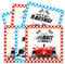 ParPix 20 Stück Racing Car Servietten, 33x33cm Rennwagen Geburtstagsparty Papierservietten, Hot Whels Geburtstag Deko Serviettens, Rennauto Geburtstag Servietten, Cars Geburtstagsdeko Servietten