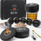 Electric Cocktail Smoker Kit Built-in Lighter, Rechargeable Whiskey Smoker Kit with 6 Wood Chips, Old Fashioned Drink Smoker Kit,No Butane Needed, Bourbon Whiskey Gifts for Dad,Men,Husband