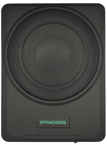 IPNOSIS Subwoofer Attivo Sotto Sedile Da 25 cm, 600 Watt, 4 Ohm, 92 dB IPE A250