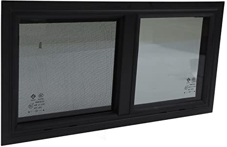Yechiry Finestra per Scorrevole Orizzontale Verticale con Zanzariera e Zanzariere per 550x260 Mm