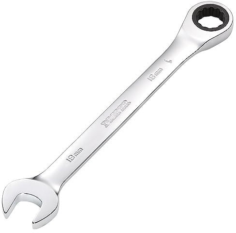 Draper 31015 Hi-Torq Metric Ratcheting Combination Spanner, 18mm