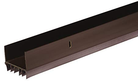 Frost King B79/36H Vinyl Slide-On Door Bottom for Metal and Wood Doors, 1-3/4 x 36, Brown