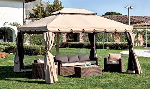 HOMEGARDEN Gazebo in Alluminio 3 x 4 Metri