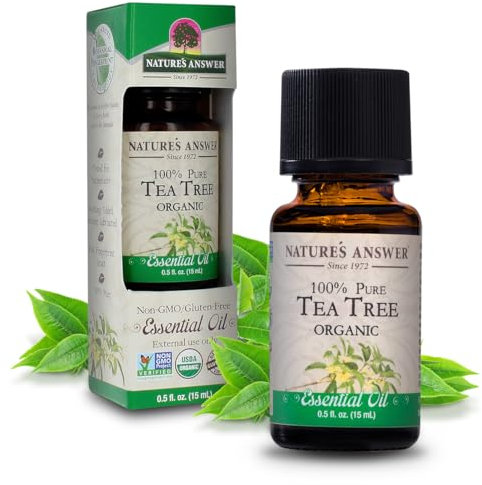 Natures Answer Essential Oil Organic Tea Tree .5 Oz