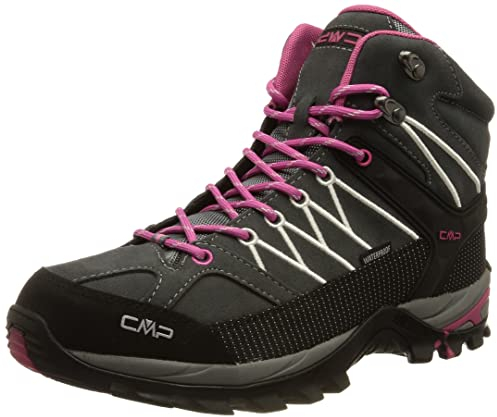 CMP Damen Rigel Mid Wmn Wp Trekking Shoes, Grey Fuchsia Ice,41 EU