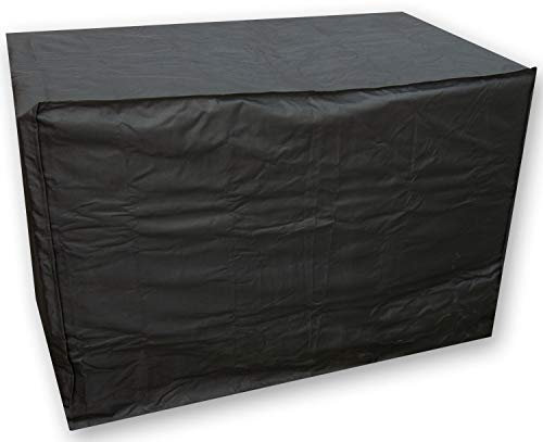 Oxbridge Black Small Bistro Outdoor Garden Patio Furniture Set Cover 1.52m x 0.82m x 0.92m/5ft x 2.7ft x 3ft 5 YEAR GUARANTEE