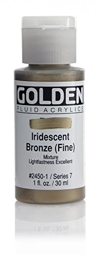 Pro-Art Golden Fluid Pintura acrílica 1 oz bronce iridiscente