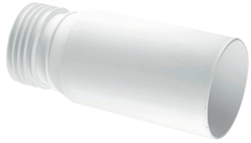 McAlpine WC-EXTB Straight Extension Piece 3½/90mm, White