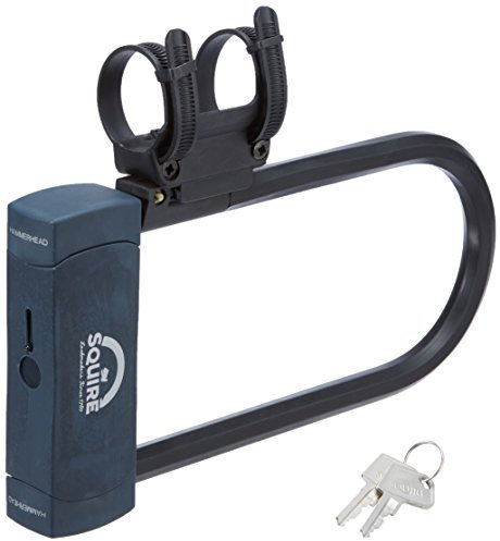 Henry Squire Hammerhead Key Sold Secure Gold 'D' Lock, 230 mm Shackle Height