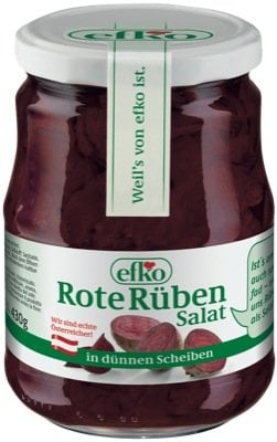 Efko Rote Rüben Scheiben 720ml 6 x 720 ml