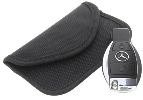 foto-kontor Strahlenschutz Tasche für Keyless Schlüssel Entry Open Go Diebstahl Schutz kein Signal Abfangen L