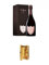 Dom Perignon Champagner ROSE 0,75 Liter + 1a Whisky Holzbox für 1 Flasche mit Hakenverschluss