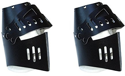 BestSaller Ritterhelm mit Visier, Pappe, Farbe:schwarz (2 Stück)