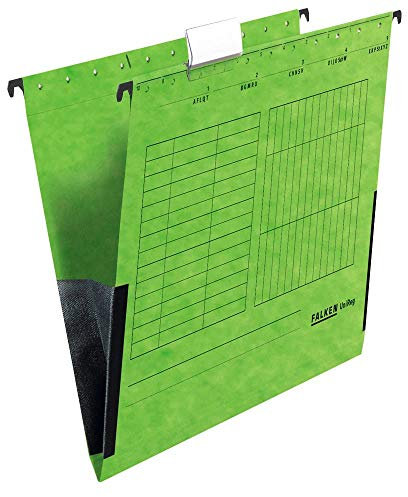 FALKEN Hängetaschen UNIREG/grau/DIN A4 / 230 g/m² (Hängetaschen, grün, 2)