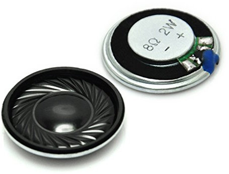 Gikfun Round Micro Speaker Diameter 28mm 8Ohm 8R 2W for Arduino Diy (Pack of 2pcs) AE1054U