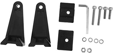 Scheinwerferhalterungen Scheinwerfer Halterungen Arbeitsscheinwerfer Montage Halterung Schwarz Set für Universal-Lichtbalken