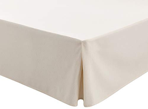 EasyCosy - Spannleintuch für Tiefe Matratzen (32 cm) ATENEA, mit Volant-Rüschen Bettvolants - Bett 135cm - Farbe Rohe (135x190/200cm)