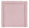 KraftKids Wickelauflage in Waffel Piqué rosa, Wickelunterlage 78x78 cm (BxT), Wickelkissen