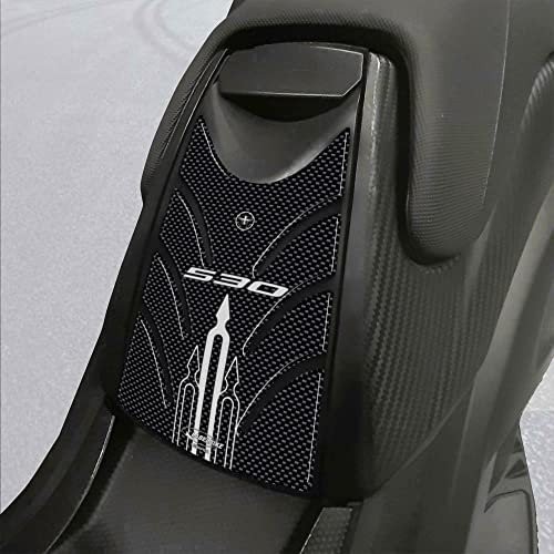 labelbike - TMAX 530 Pegatina en Resina 3D Decoración y Protección de la Tapa del Depósito Tanque de la Moto Scooter Compatible con Yamaha T MAX 530 2012-2016
