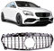 Sport Kühlergrill Schwarz Glanz für Mercedes CLA C117 16-19
