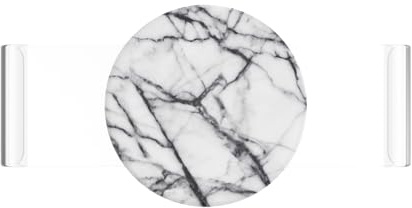 PopSockets PopSlide - Nicht Haftender PopGrip für iPhone 11 Pro Max Silikon-Hülle - Clear as Day