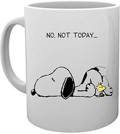 No, Not Today Kaffeebecher Tassen Mug Cup
