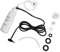 Purgador de frenos de coche, 500 ml Kit de purga de líquido de purga de embrague de freno de automóvil Kit de purga de frenos Herramienta de bomba de vacío de aire