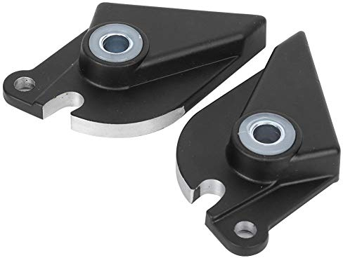 8 Zoll KUGOO Elektroroller Aluminiumlegierung Hohe Härte Schwarz Front Klappohr Ersatzteile Elektroroller Ausrüstung