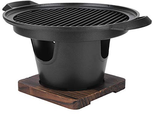 Barbecue au charbon de bois, mini-barbecue portable sans fumée barbecue au charbon de bois, grande de cuisson et capacité Kit d'outils de grill pour fumoir au charbon de bois