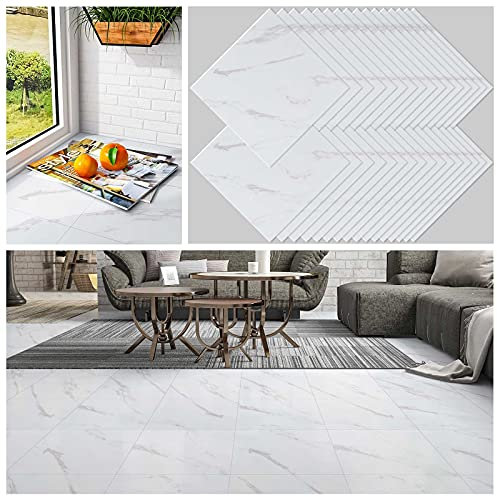 CHICHOME Bodenfliesen, 30,5 x 30,5 cm, verdickt, selbstklebend, abnehmbar, verschleißfest, wasserdicht, für Wohnzimmer, Schlafzimmer, Badezimmer, Küche (Box mit 32 Fliesen)