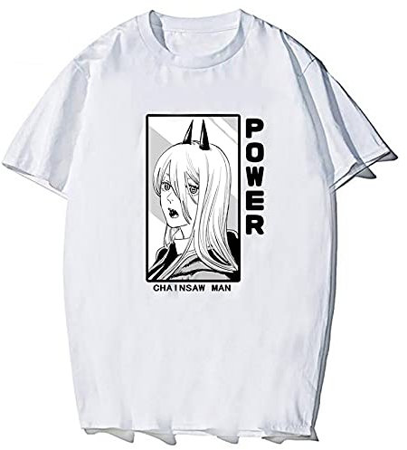 acsefire Chainsaw Man Power Hoodie Power T-Shirts Chainsaw Man Power Sweatshirt Hoodie Casual Streetwear Pullover for Men Women Teens