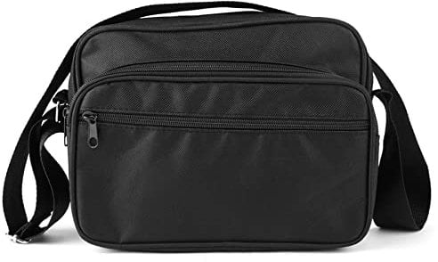 Tiiyee Hardware Tool Bag, 600DPolyester Wear Resistant Durable Multifunction Single Shoulder Tool Bag Hardware Pouch Holder Storage Case With Adjustable Strap Reinforced Stitching