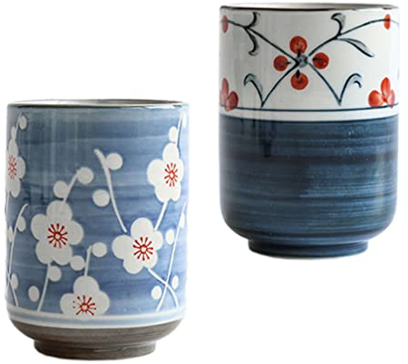 UPKOCH 2Pcs Tasses de Thé Japonaises en Céramique Tasses Thé