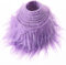 Kunstfell Band Kunstpelz Fellstoff, MUSLONG zotteligen Pelz Stoff Schnitte flauschige Pelz Patches ideal zum Basteln, Nähen, Dekorieren | Dekoband Plüsch Trim Stoffrolle, 5x150cm (Violett)