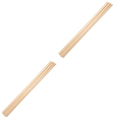 DOITOOL 20 Pz Striscia Triangolare Listelli Grezzo Schermo della Finiture Decorative per Finestre Modellazione