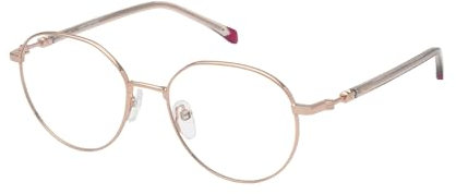 Zadig & Voltaire PANTOS Edelstahl Brillen in Shiny Copper Gold für Damen, Brille mit Sehstärke, optional mit Sonnenbrillen tönung oder Blaulichtfilter (Modell VZV351)