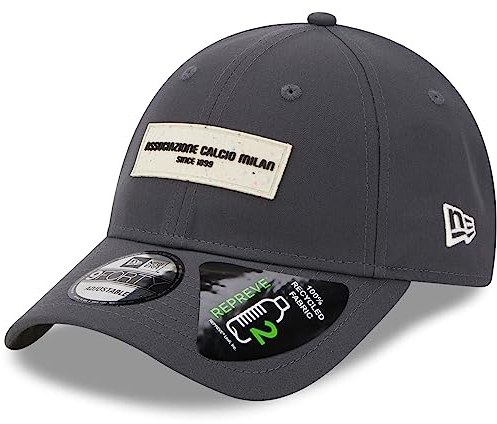 New Era 9Forty Strapback Cap - Repreve AC Mailand Charcoal
