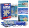 MISITU 3er-Pack 150-teiligen Mini Puzzles für Erwachsene - Schneeblick, Strand - Tragbares Puzzle für die Reise