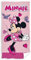 damaloo Kinder Handtuch groß aus Baumwolle passend für Minnie Mouse Fans - Badetuch für Jungen, Mädchen & Erwachsene - XXL Duschtuch 70x140
