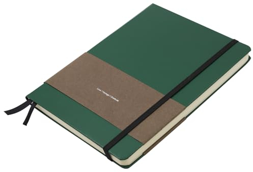 TUNJILOOL Notizbuch A5,192 Seiten Notizbücher Hardcover,Premium 80gsm Tintenfestes Papie Dickes,PU Hard Cover Notebook,Bullet Tagebuch Kariert, Blanko& Dot Grid Journal Notizblock