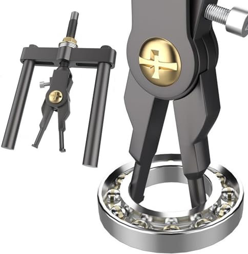 Bearing Puller Tool,Alloy Steel Bearing Remover Inner Bearing Puller Gear | Compact Hand Remover Tool Gimbal Bearing Puller for Mechanics