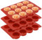ZONJIE 3 Packs Round Silicone Moulds, Mini Cheesecake Moulds for Cake Pops, Soap Mold, Bath Bomb, Cheesecake, Chocolate Cover Mold